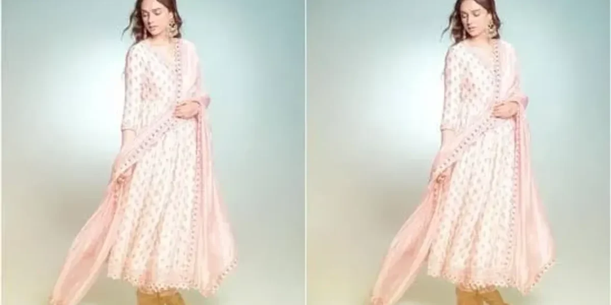 Aditi Rao Hydari dazzles as the epitome of style and elegance in ethereal angrakha anarkali ensemble