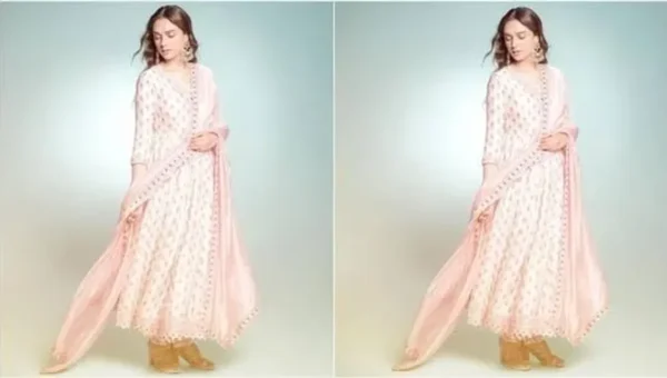 Aditi Rao Hydari dazzles as the epitome of style and elegance in ethereal angrakha anarkali ensemble