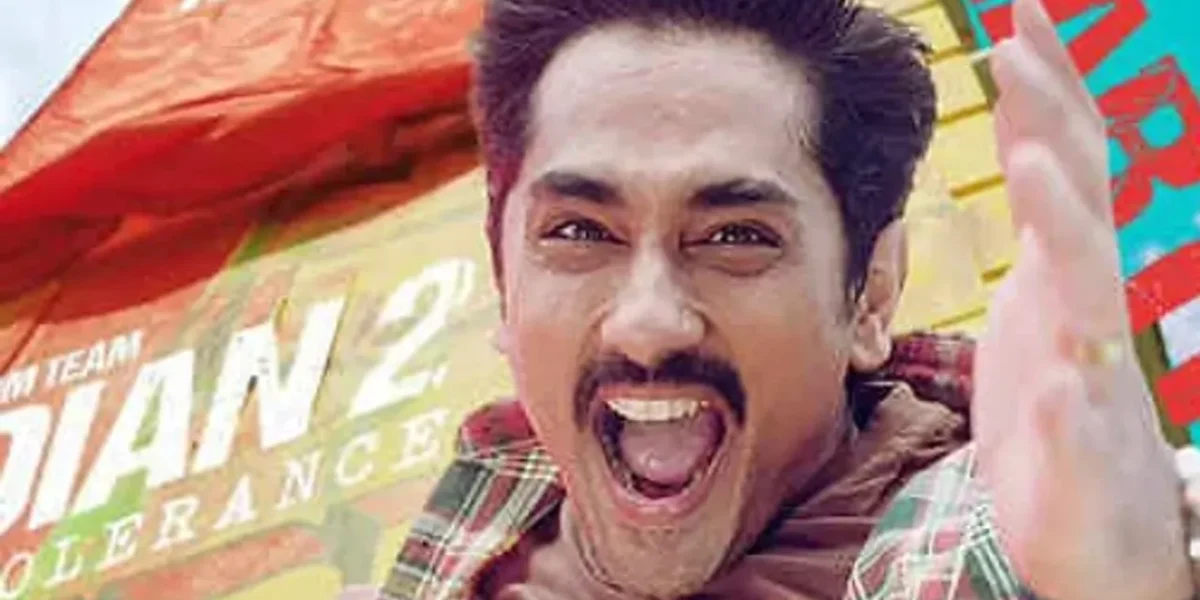 Makers of Indian 2 release a poster featuring Siddharth on his birthday