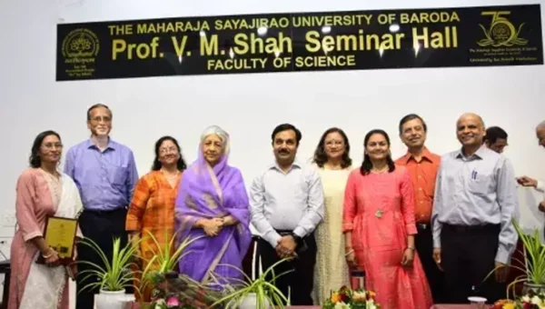 Inaugural function of Professor V. M. Shah seminar hall at the faculty of science, Maharaja Sayajirao University of Baroda