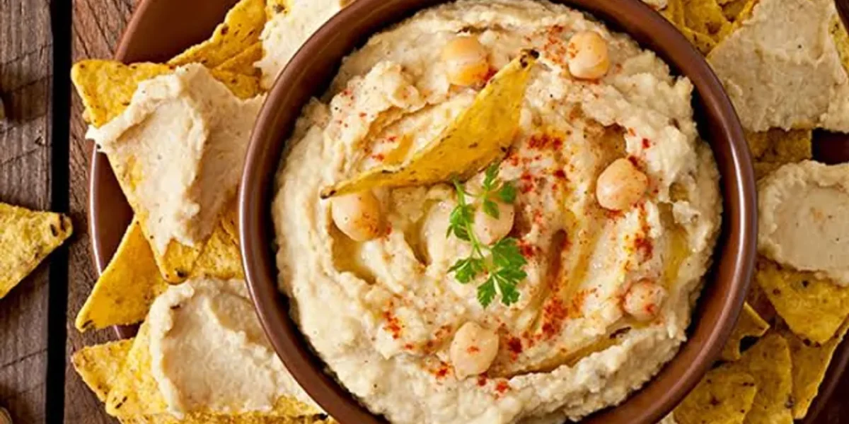 Sauteed veggies with warm hummus Recipe