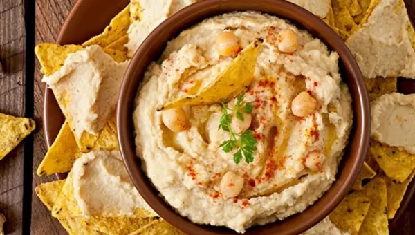 Sauteed veggies with warm hummus Recipe