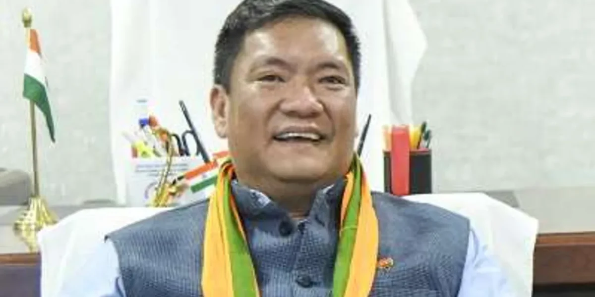 BJP Leader Pema Khandu sworn in as CM of Arunachal Pradesh