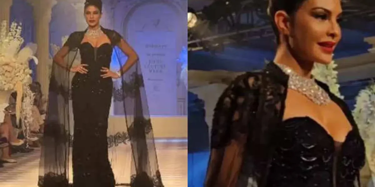Jacqueline Fernandez stops the show for Rose Room at India Couture Week 2024