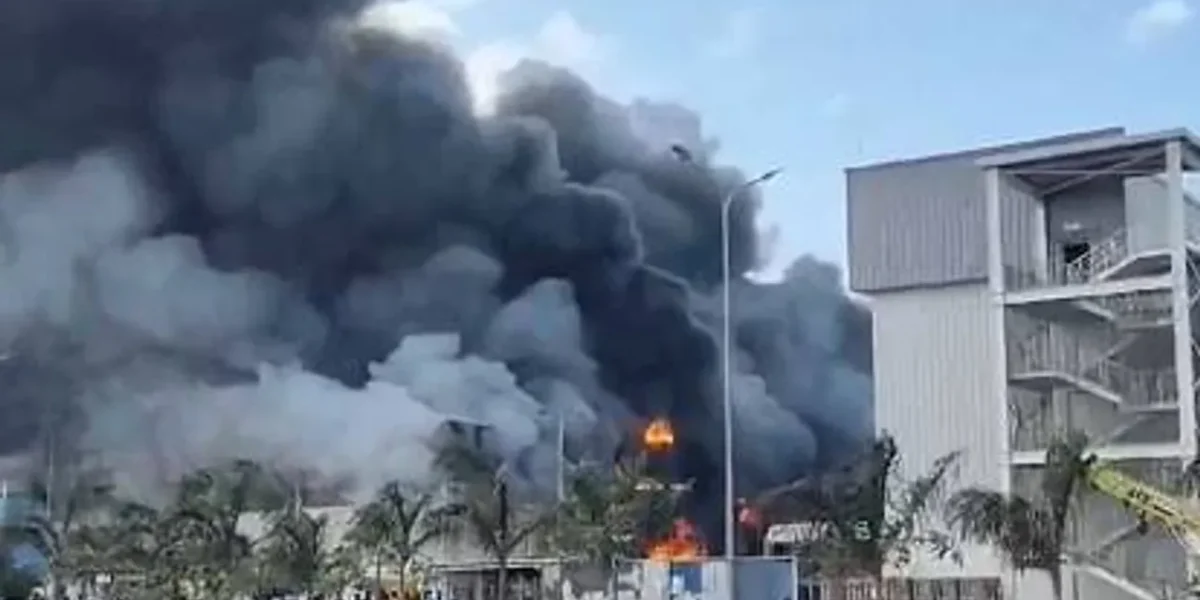 Tamil Nadu: Massive fire breaks out at Tata Electronics manufacturing unit