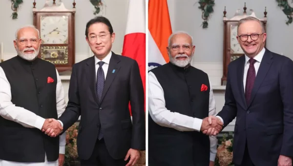 PM Modi holds bilateral talks with Japanese and Australian counterparts