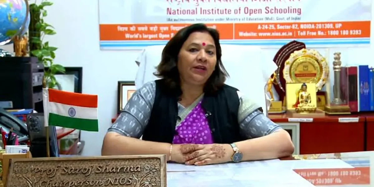 Saroj Sharma not removed as chairperson, repatriated as per her request: NIOS