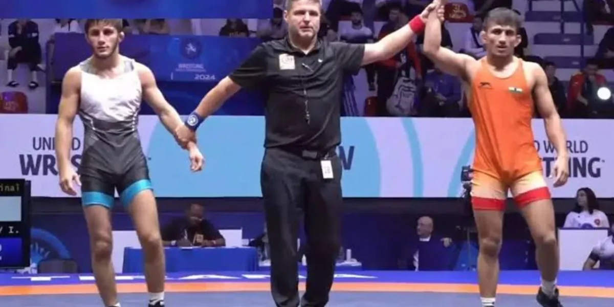 Chirag to face Kyrgyzstan’s Abdymalik Karachov in men’s 57 Kg Freestyle Final at U23 Wrestling World Championship 2024