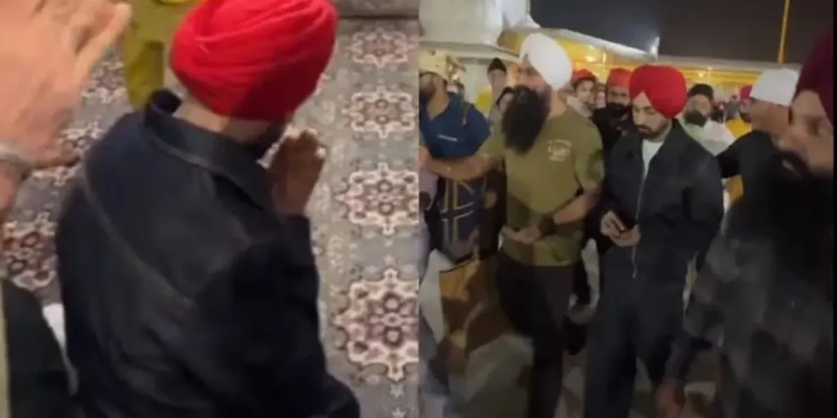 Diljit Dosanjh visits Gurdwara Bangla Sahib to take blessings ahead of his Dil-Luminati Tour