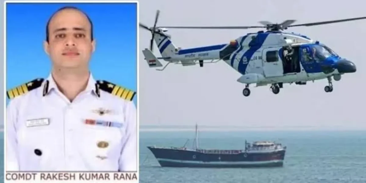 Pilot Commandant Rakesh Kumar Rana’s remains found at sea 55 km from Porbandar
