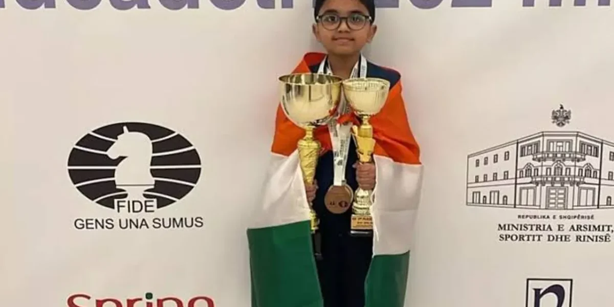 Divith Reddy becomes World Champion in U8 World Cadets Chess Championship
