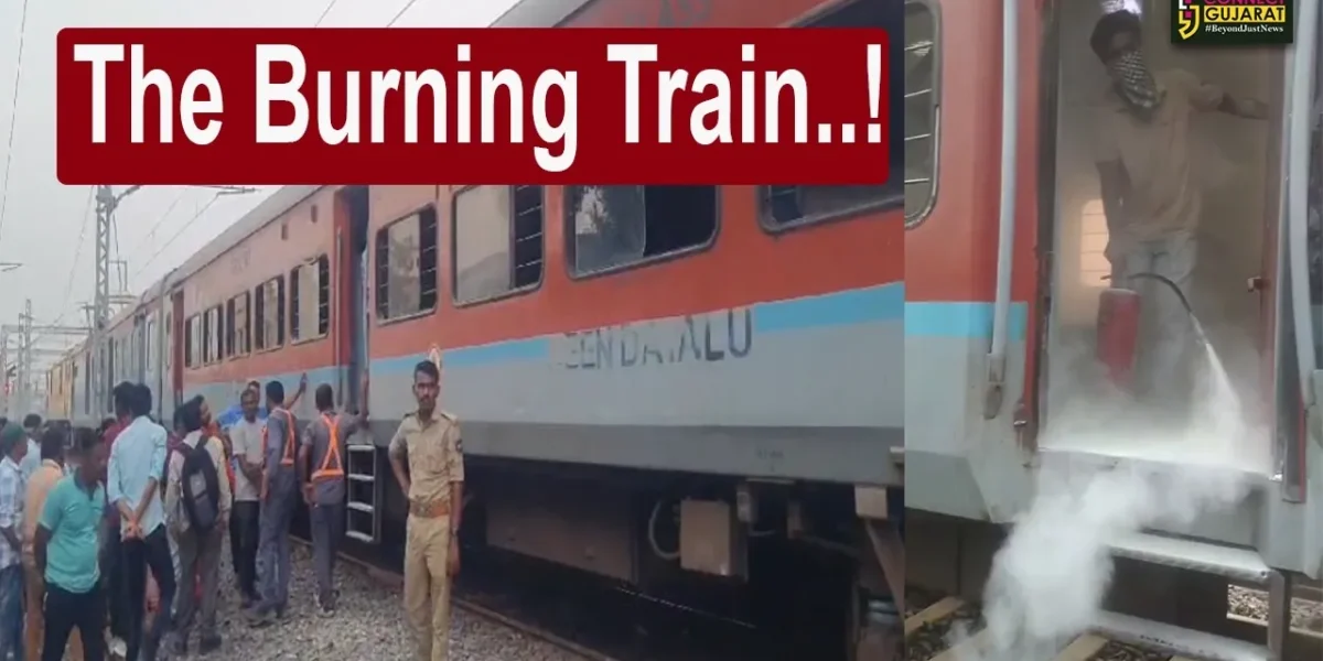 Bharuch: A sudden fire incident took place in Amritsar Express coming from Mumbai , no casualties reported