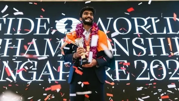 World Chess Champion Gukesh receives grand welcome at Chennai Airport