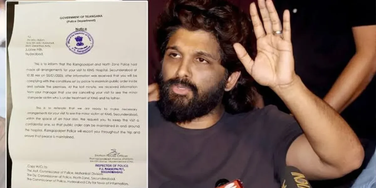 Hyderabad police asks Allu Arjun to maintain confidentiality about visiting the victim