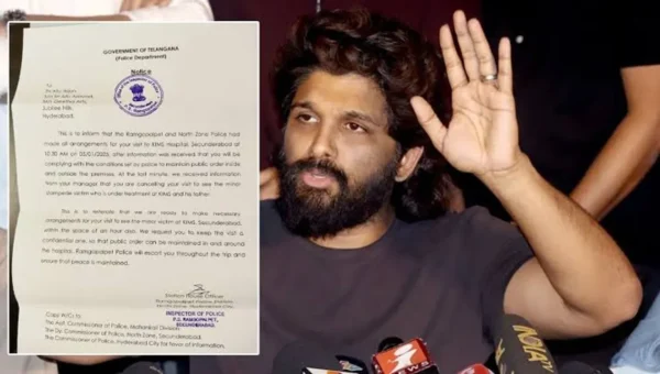 Hyderabad police asks Allu Arjun to maintain confidentiality about visiting the victim