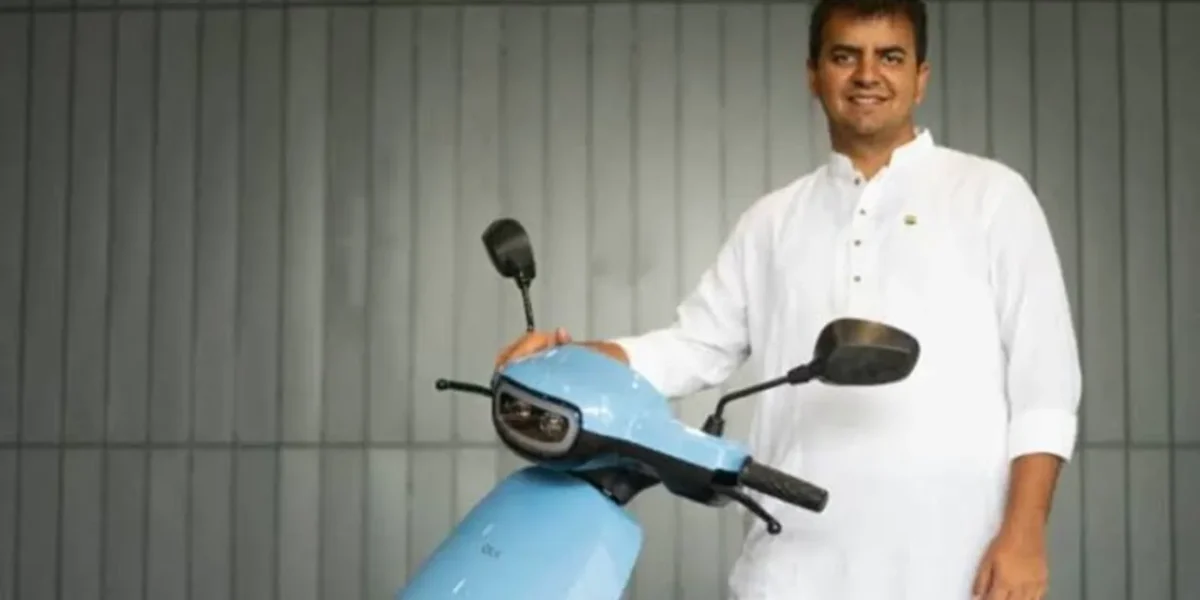 Bhavish Aggarwal: Ola Electric leads with a 25% market share in e-scooters