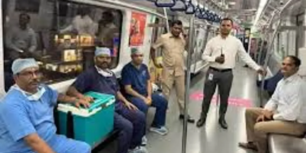 Hyderabad Metro creates green corridor for heart transplantation