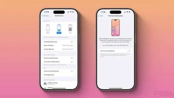Apple brings priority notifications to iPhone with iOS 18.4