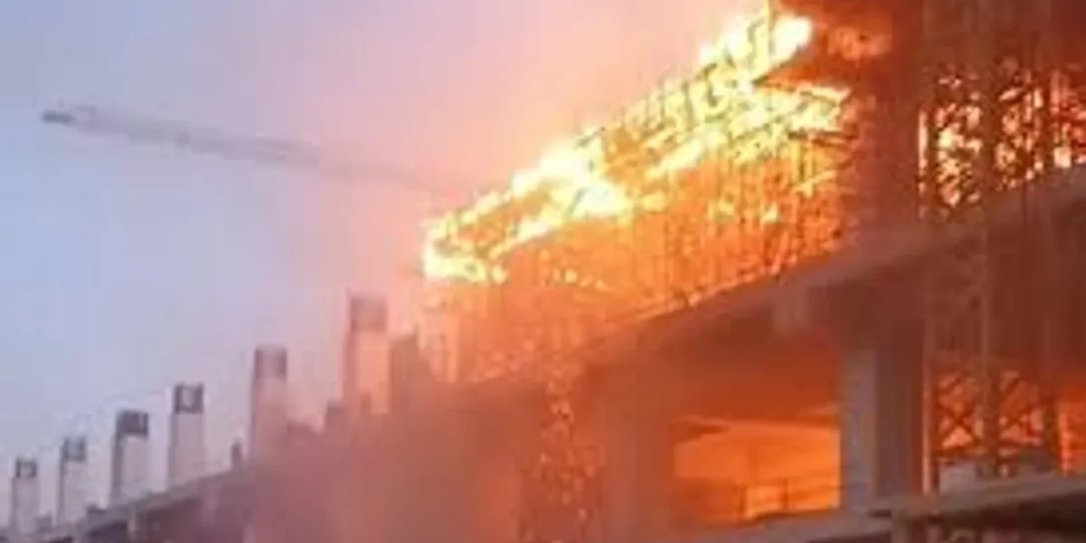 Fire breaks out at Sabarmati Bullet Train construction site