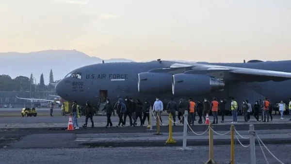 US Military aircraft carrying first batch of illegal Indian immigrants arrives in Amritsar