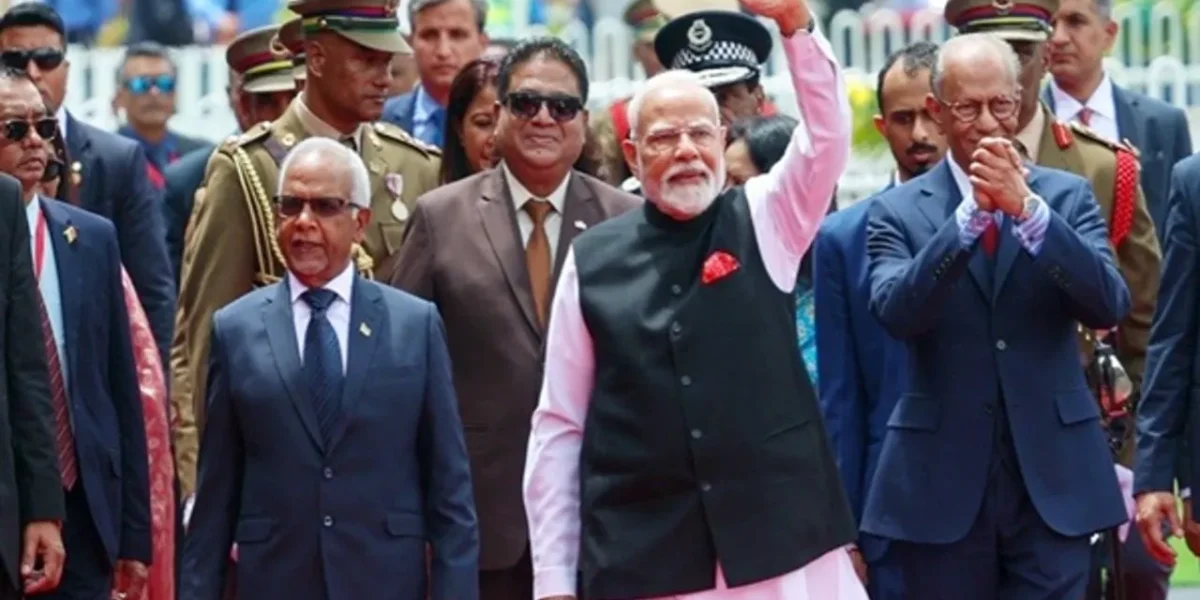 PM Modi returns home after concluding historic, fruitful 2-Day visit to Mauritius