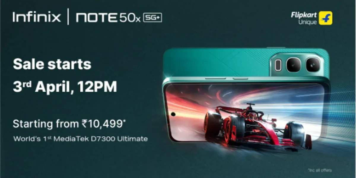 Infinix Launches NOTE 50x 5G+: Redefining Smartphone Performance with World’s First MediaTek Dimensity 7300 ULTIMATE Processor