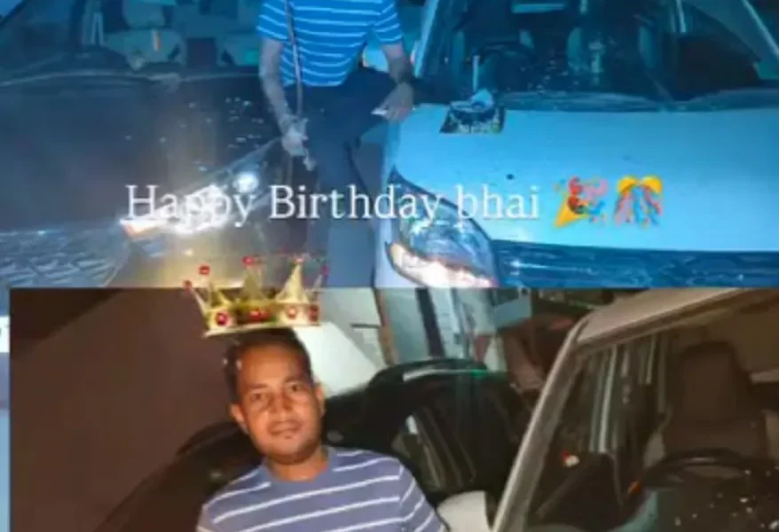 Ankleshwar: Youth arrested for cutting cake with sword in viral video