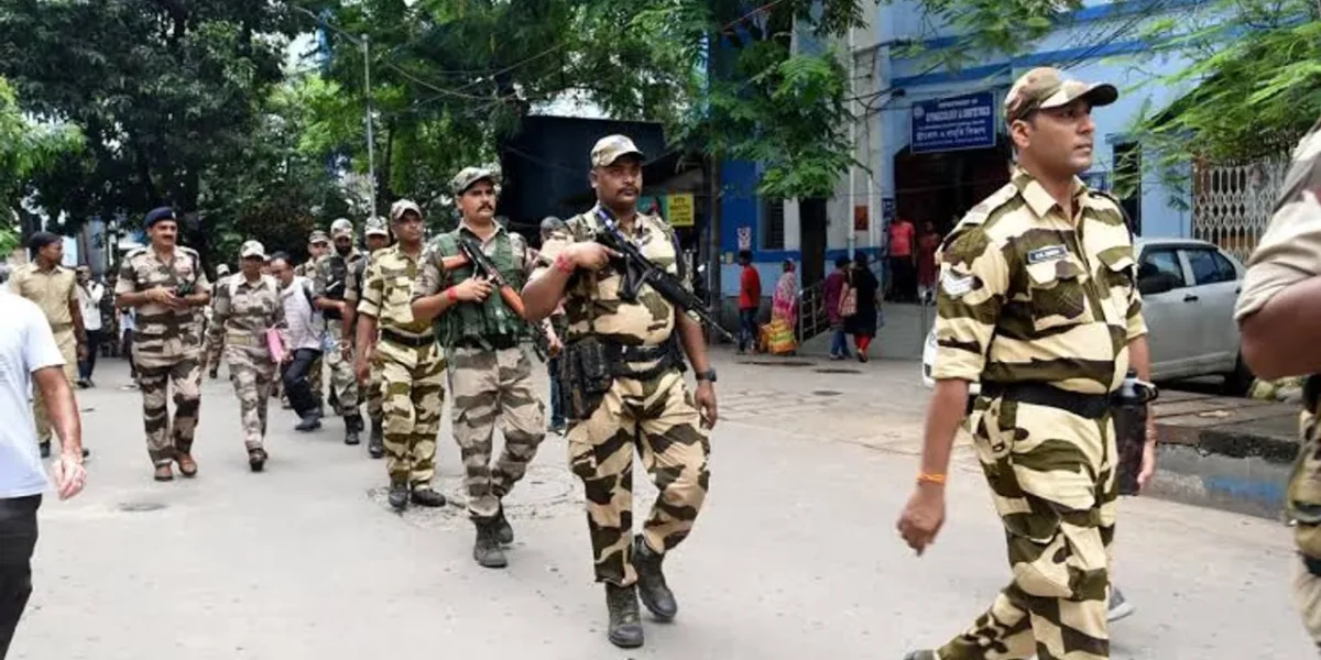 Police deploy three-layered security, detain healthcare workers