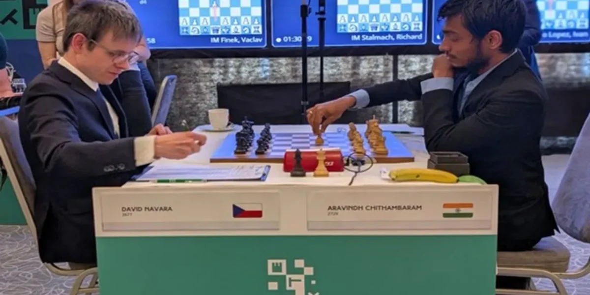 Aravindh Chithambaram leads Prague Chess Festival 2025 Masters