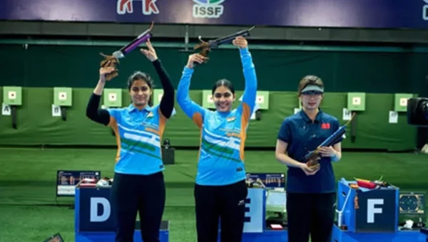 India makes strong start at ISSF World Cup Winning Gold, Silver, Bronze