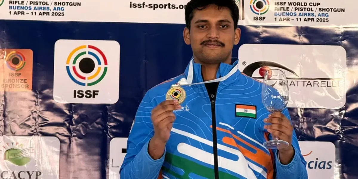 Rudrankksh strikes gold in 10m Air Rifle at ISSF World Cup