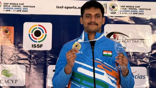 Rudrankksh strikes gold in 10m Air Rifle at ISSF World Cup