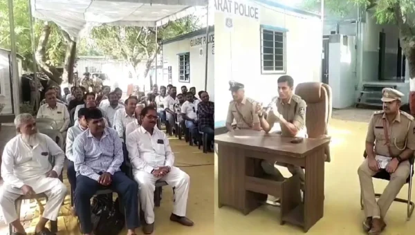 Ankleshwar: Police issued stern warning to scrap godown owners during annual inspection