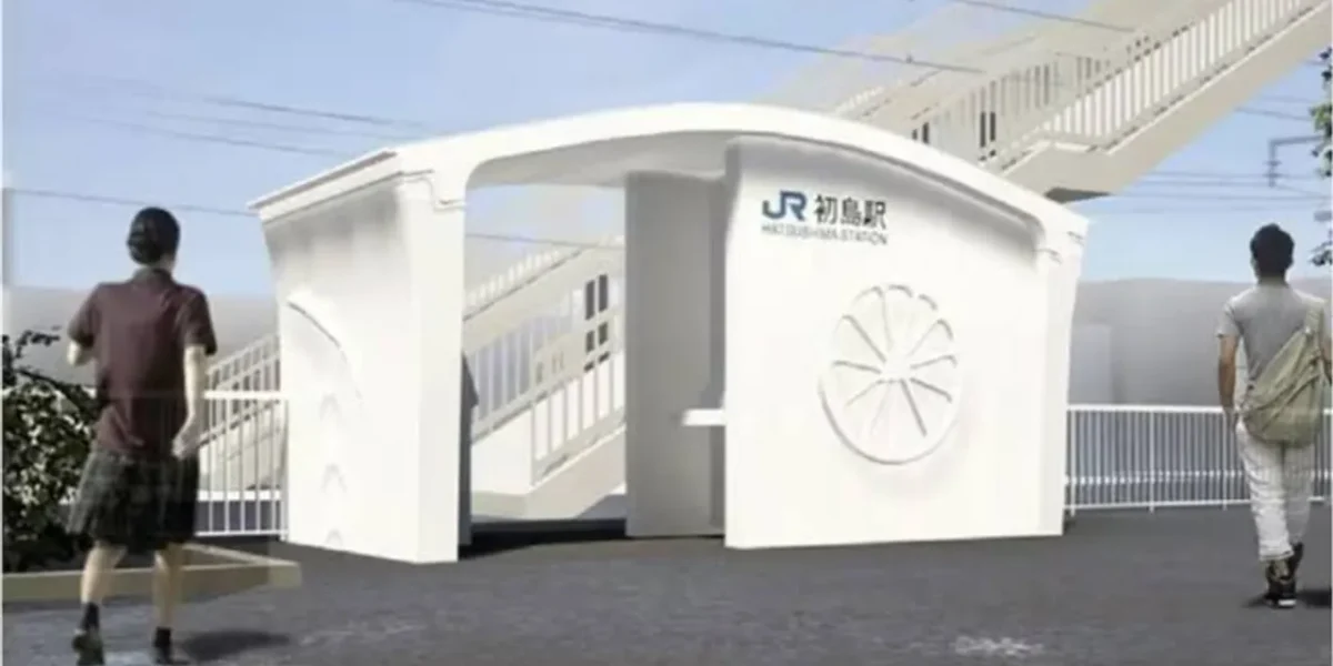 World’s first 3D-Printed Railway Station built In Japan in just 6 Hours