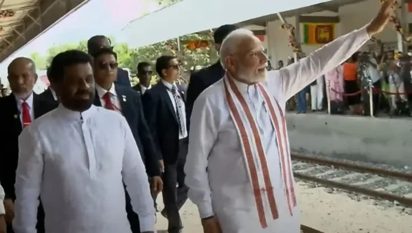 PM Modi, Sri Lankan President jointly inaugurate India-Backed newly upgraded Maho-Omanthai railway line
