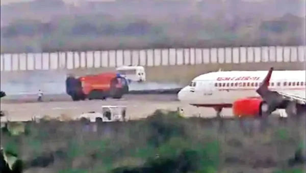 Fire breaks out near Surat airport runway, flights diverted