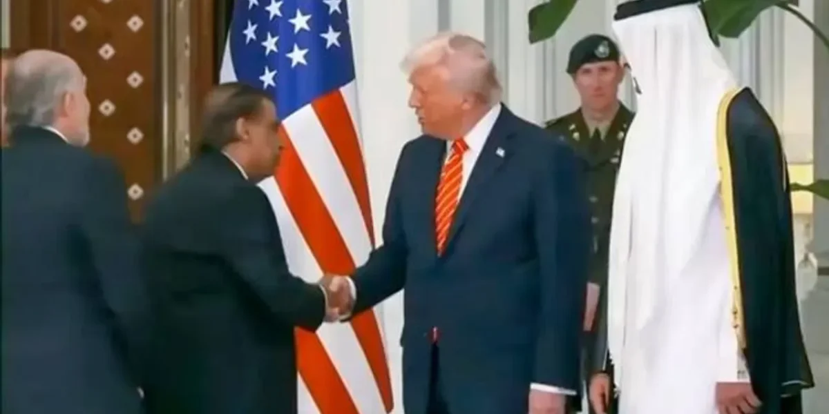 Mukesh Ambani meets Donald Trump at Qatar’s Lusail Palace