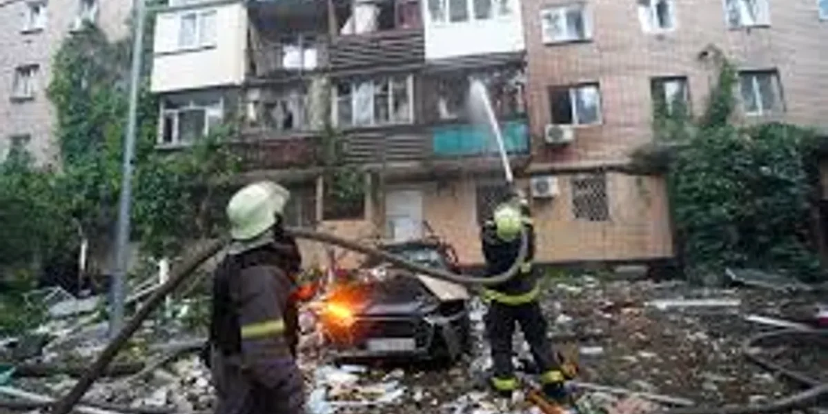 Officials: Russian drones and missiles target Ukraine’s eastern city of Kharkiv, killing 3