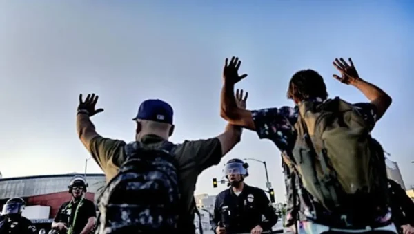 Los Angeles mayor imposes overnight curfew on downtown as protests spread