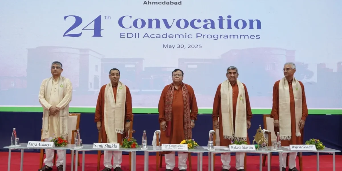 Entrepreneurship Development Institute of India (EDII) hosts 24th convocation