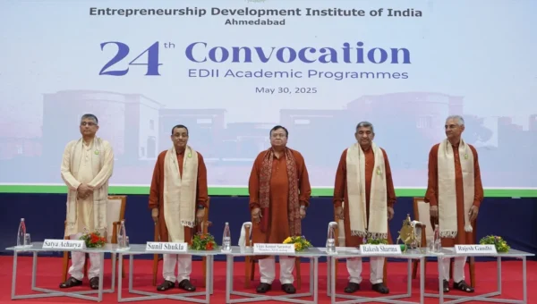 Entrepreneurship Development Institute of India (EDII) hosts 24th convocation