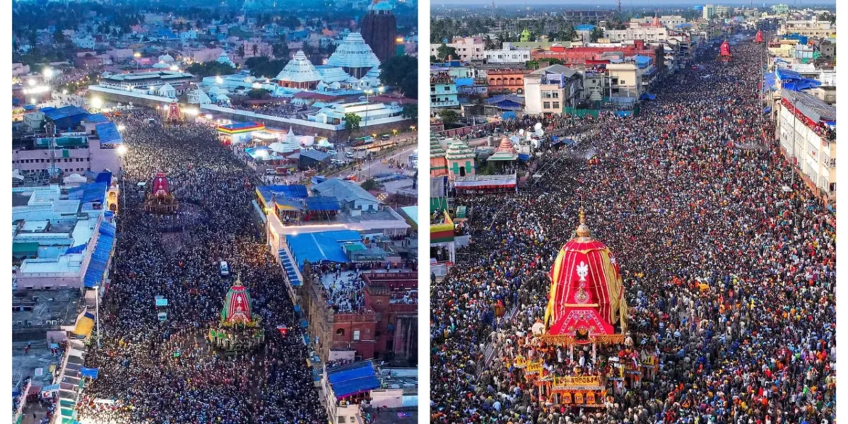 Devotees Gather for Grand Rath Yatra of Lord Jagannath in Puri