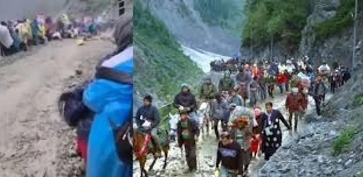 Amarnath Yatra: Woman Pilgrim Dies, Three Injured in Landslide; Yatra Temporarily Suspended