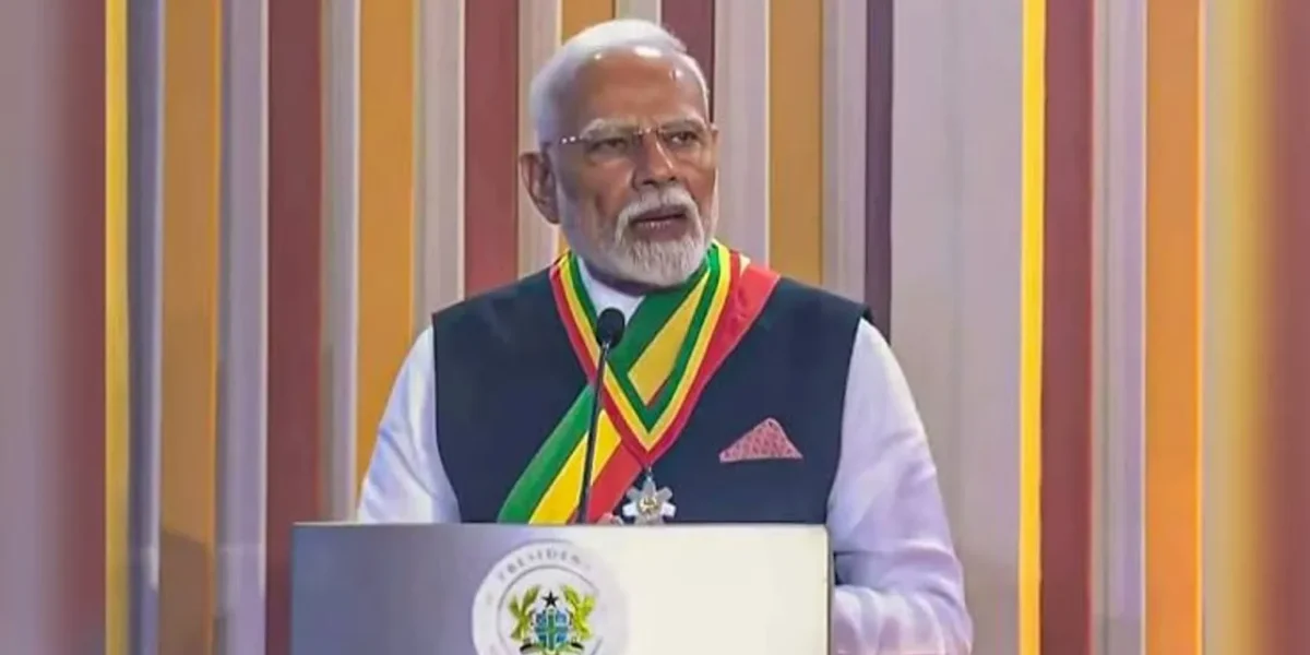 PM Modi addresses Ghana Parliament, says honoured to speak in land that radiates spirit of democracy