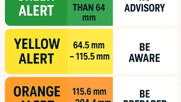 IMD Monsoon Alert System: What Each Colour Means