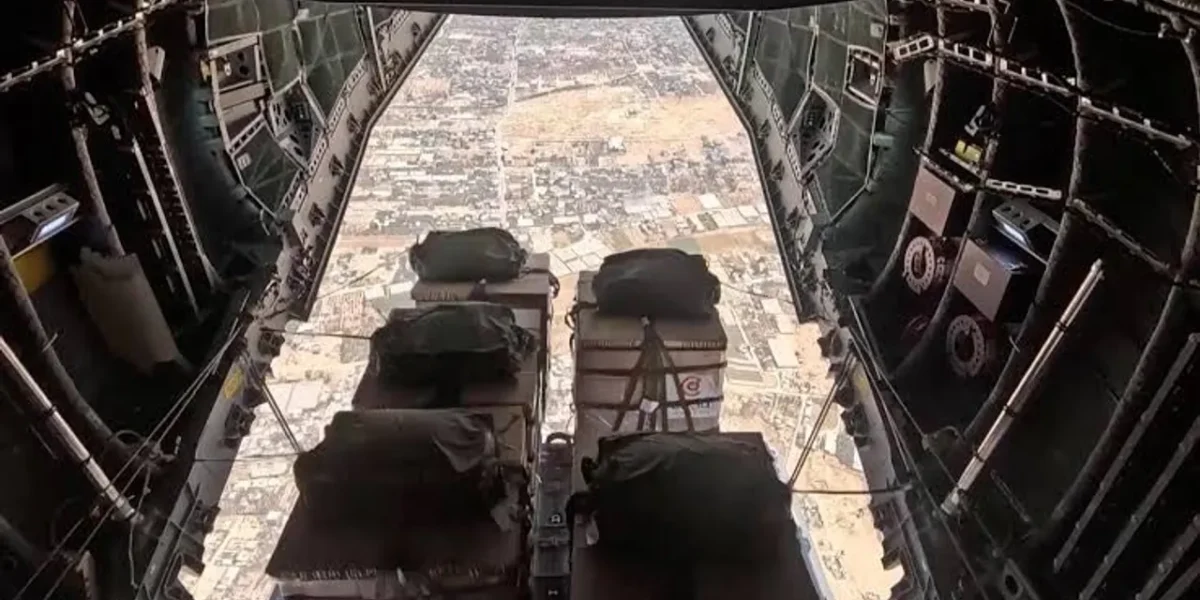 Israel airdrops aid into Gaza with six countries
