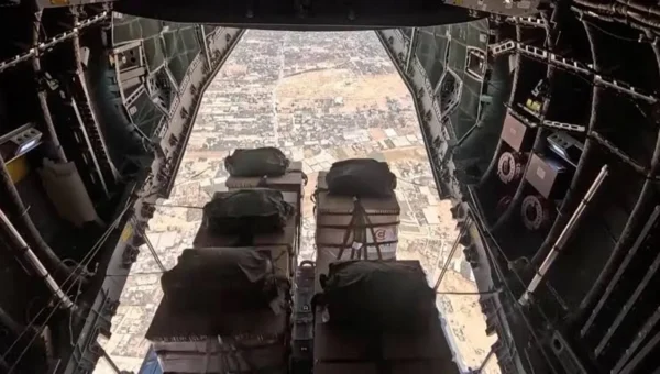 Israel airdrops aid into Gaza with six countries