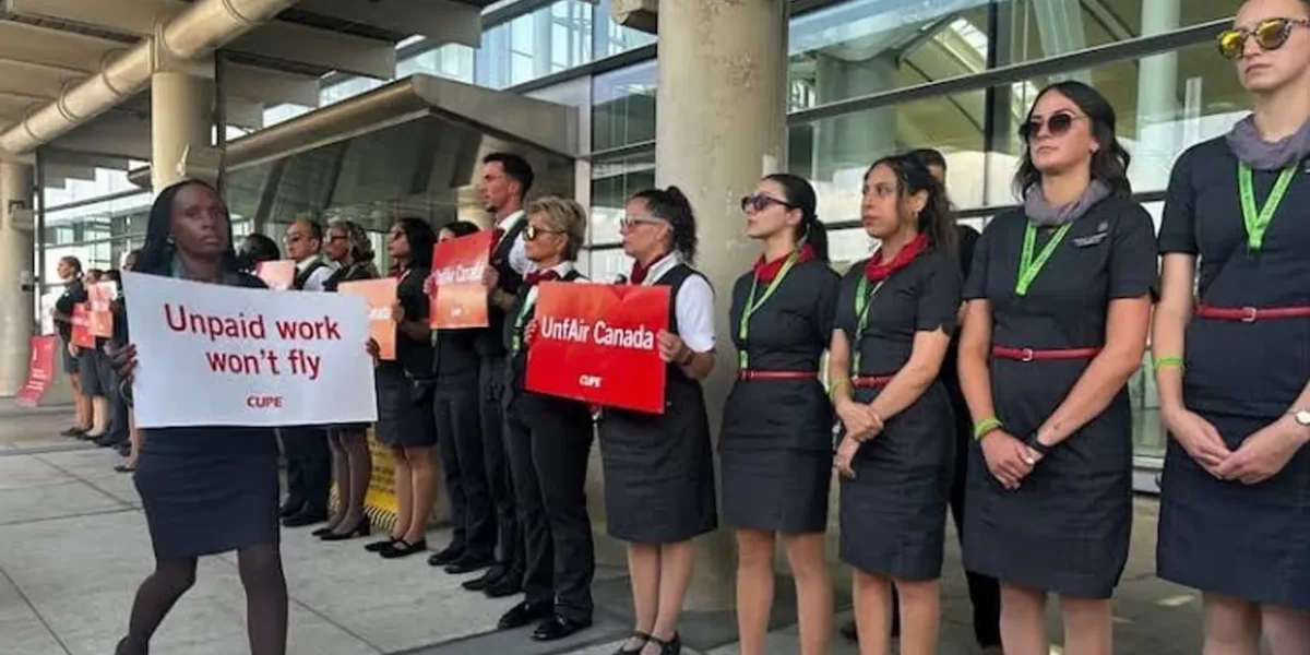 Over 10,000 Air Canada flight attendants plan to go on 3-day strike from Aug 16