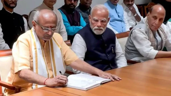 NDA’s VP Candidate C P Radhakrishnan files nomination, pays tributes at Prerna Sthal ahead of Sept 9 election