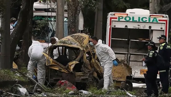At least 18 killed in Colombia in drone attack on helicopter, car bombing